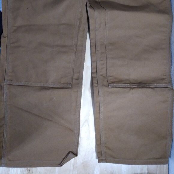 DS Vintage Carhartt Double Knee Chore Pants Dungarees 42x30 - Picture 4 of 8